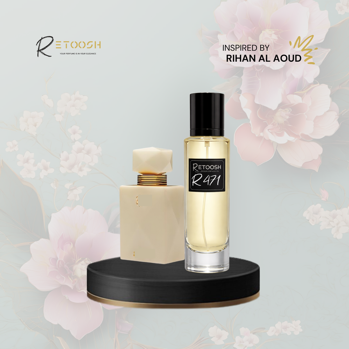 Fragrance R471 – Oriental Floral & Oud Elixir for Women and Men | 50mL - Retoosh Perfumes