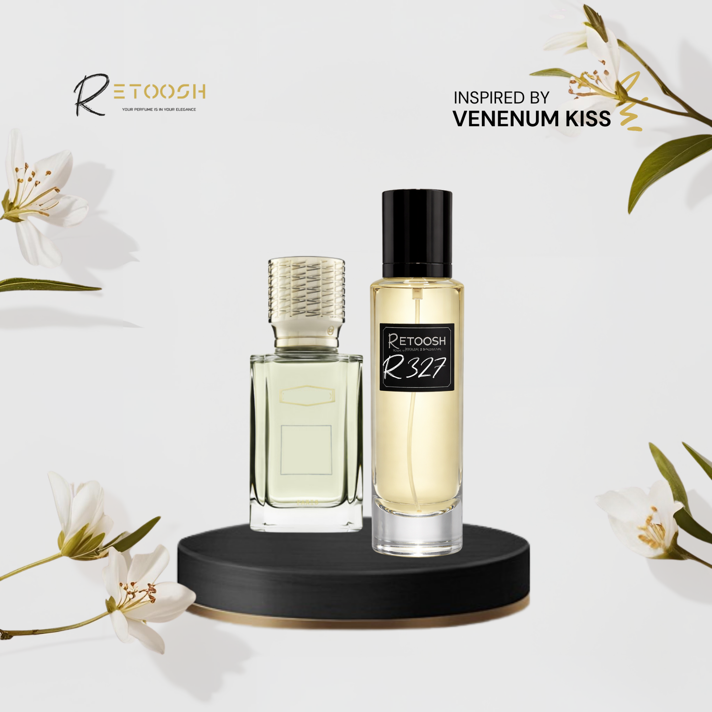 Golden Harmony | R327 Fragrance – Saffron & Amber Whisper for Women and Men | 50mL - Retoosh Perfumes