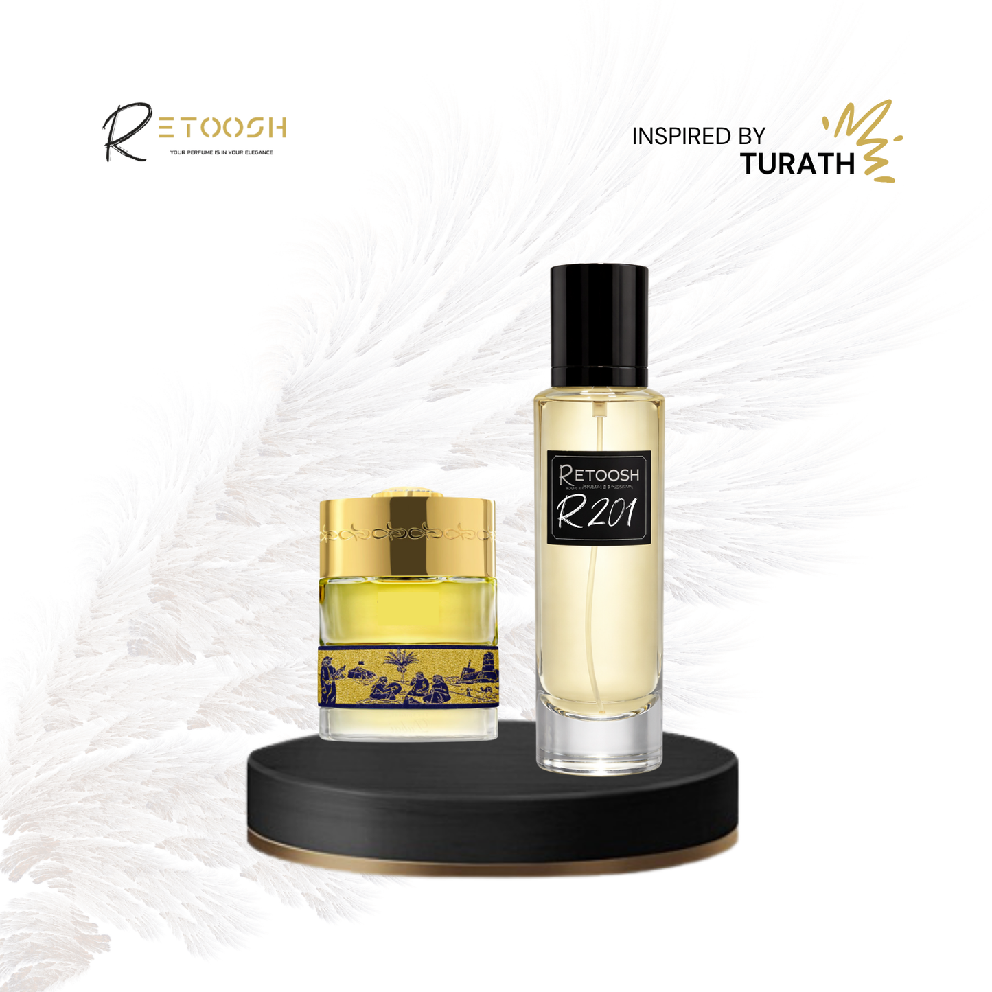 R201 | Oud Royal Essence Fragrance for Women and Men | 50mL - Retoosh Perfumes