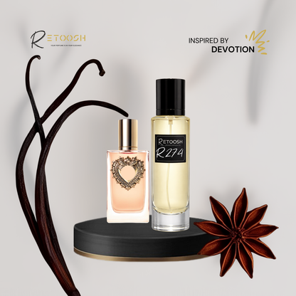 R274 | Candied Vanilla Elegance Fragrance for Women | 50mL - Retoosh Perfumes