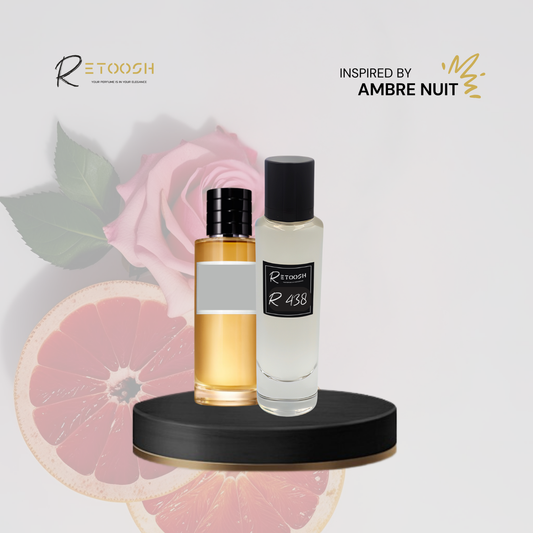R438 | Amber Rose Whisper Fragrance for Women and Men | 50mL - Retoosh Perfumes