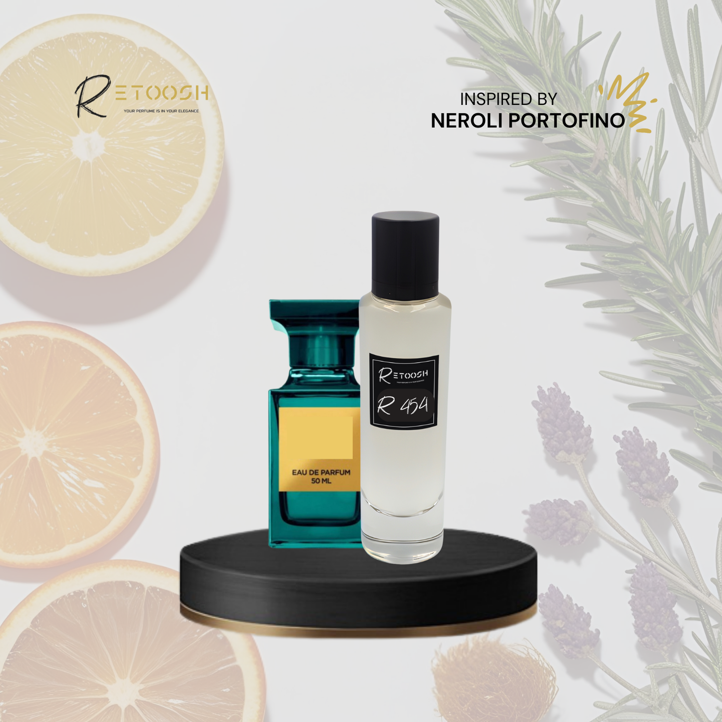 R454 | Citrus Whisper for Women and Men | 50mL - Retoosh Perfumes