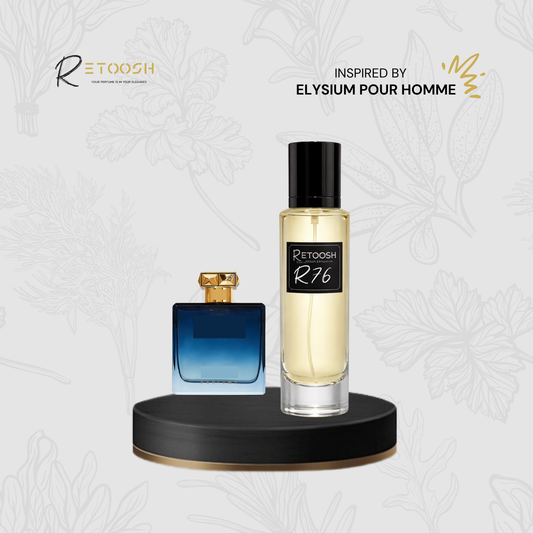 R76 Fragrance - A Symphony of Citrus & Leather For Men | 50mL - Retoosh Perfumes
