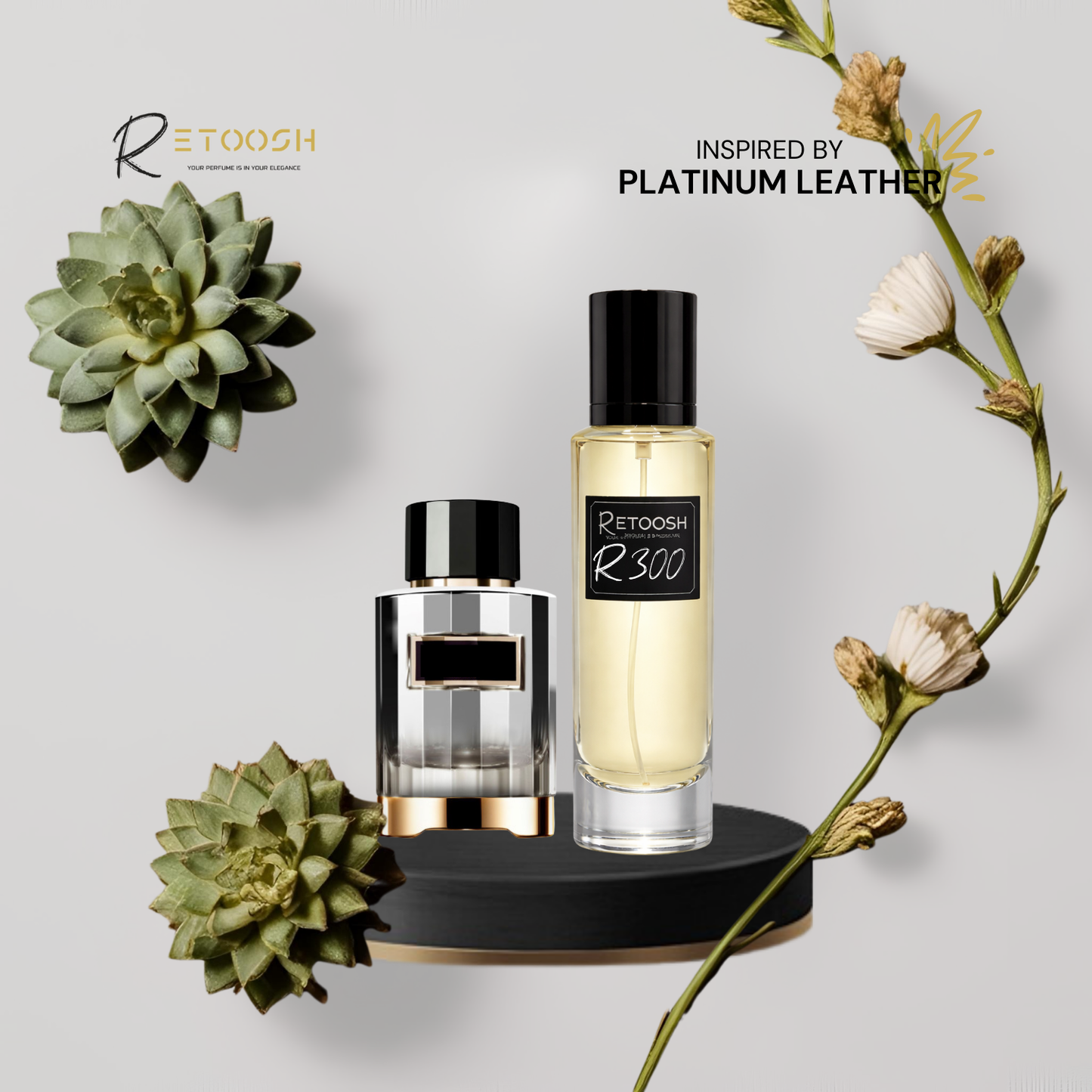 Whispers of Leather | R300 Fragrance for Women and Men | 50mL - Retoosh Perfumes